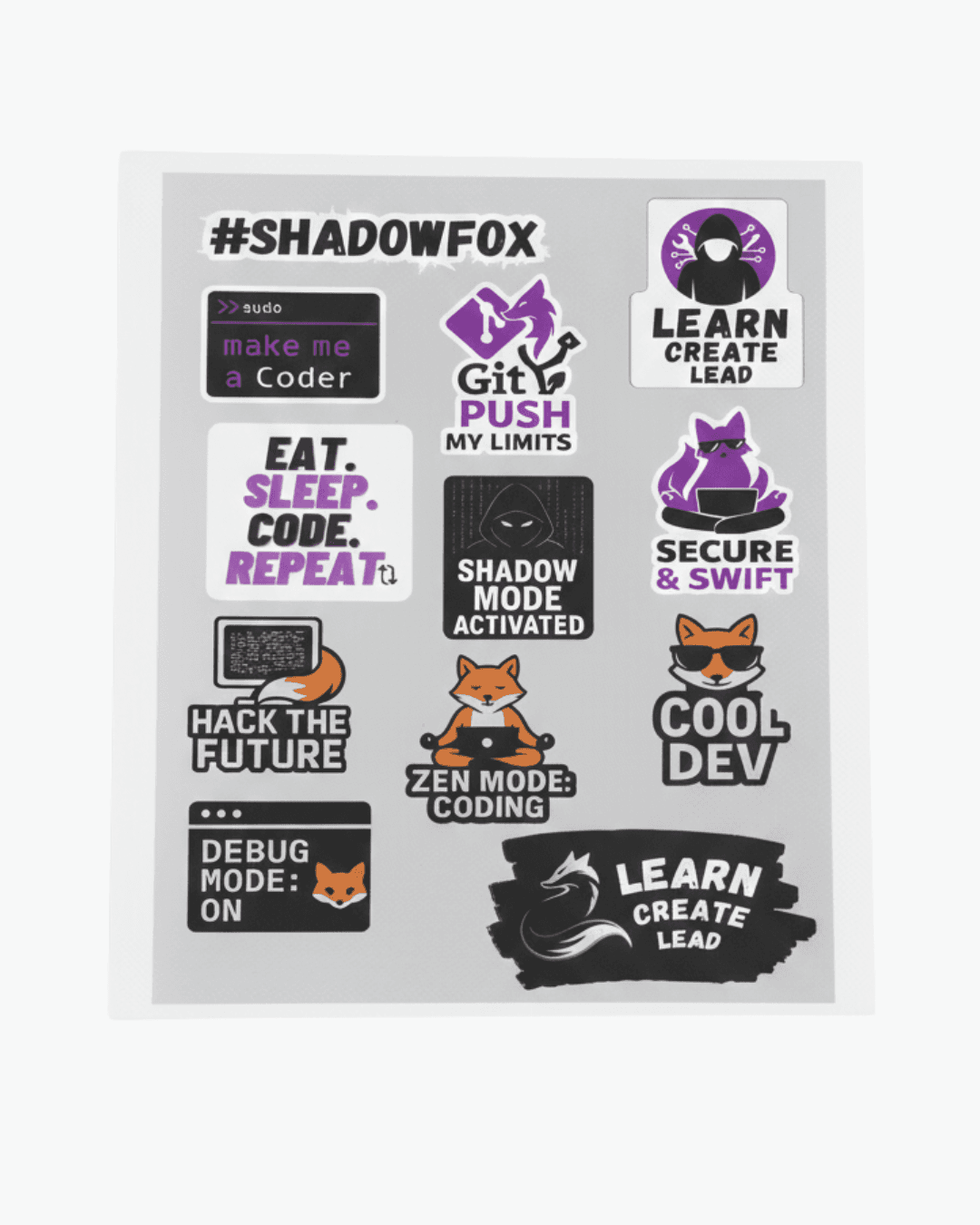 ShadowFox Sticker Sheet photo